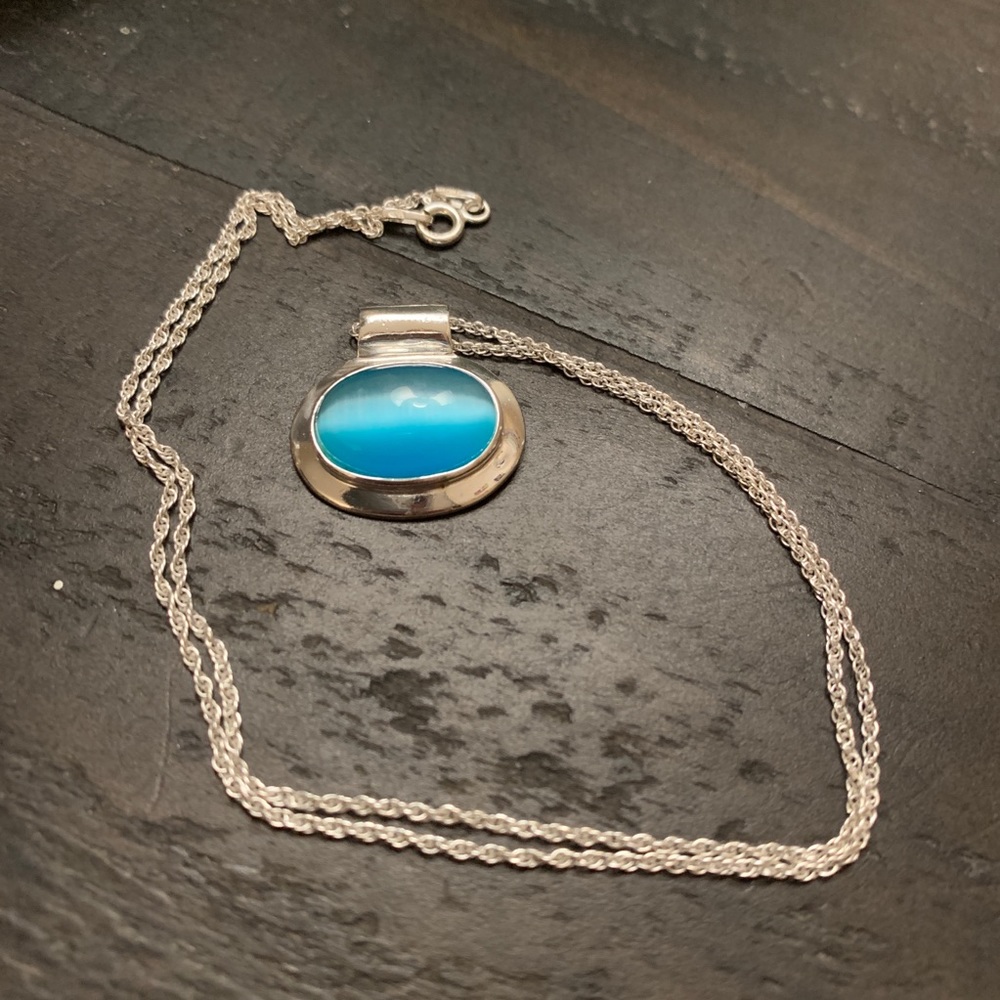 🔥HOT HOT HOT SALE!🔥Silver W Turquoise Pendant